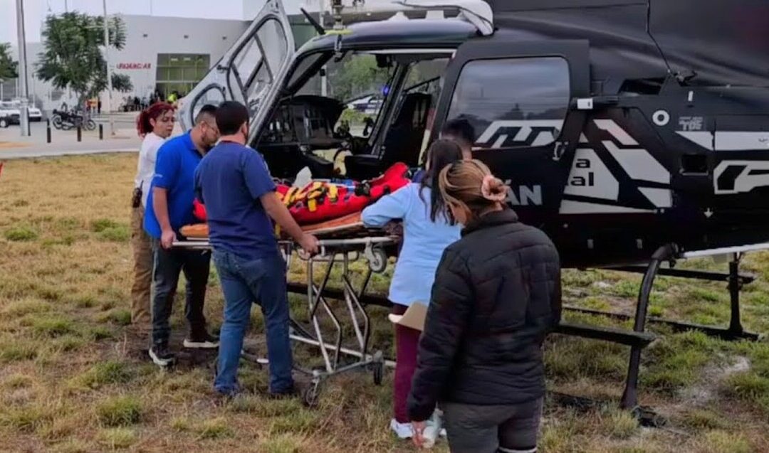 Bebé de 2 meses herida por balazo en su hogar en Encarnación de Díaz: trasladada urgentemente en helicóptero