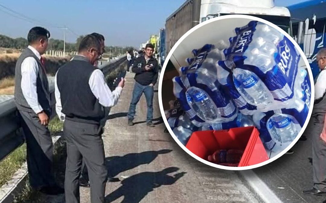 Cierre Puebla-Orizaba: Aprovechan la crisis y venden agua a camioneros a precios exorbitantes