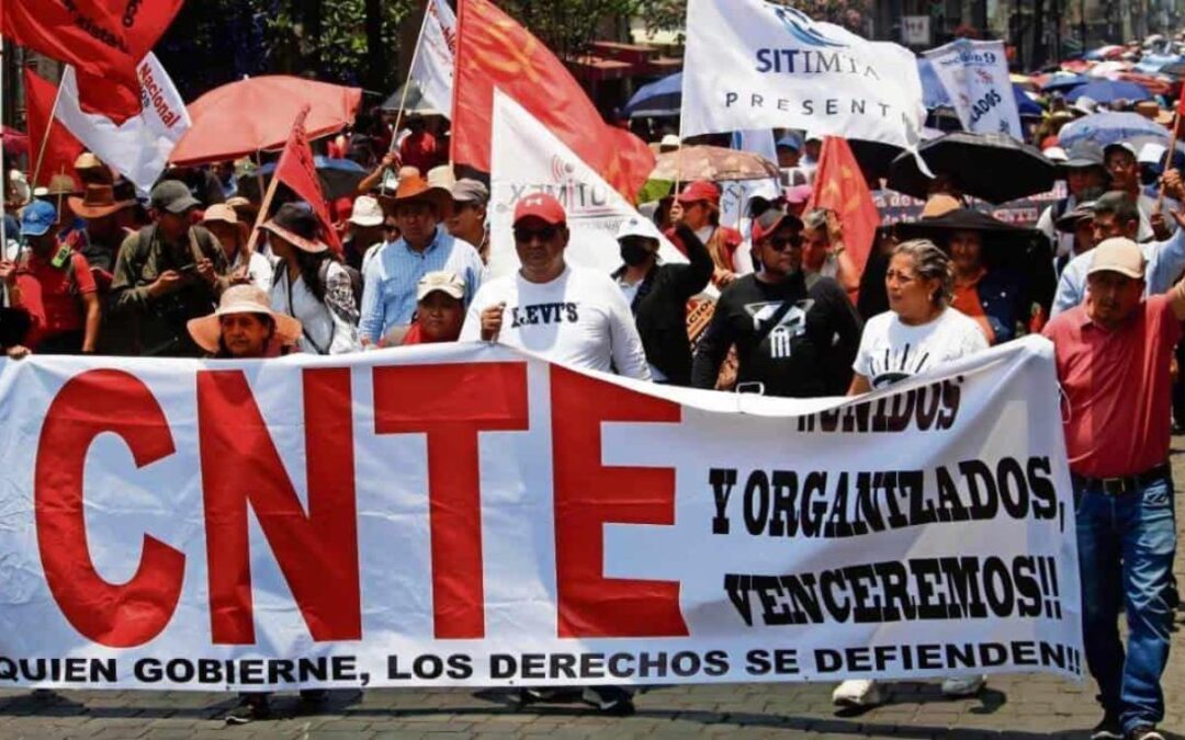 Marcha CNTE 2025: La Última Protesta de SNTE en Palm Springs, ¡Descubre los Detalles!