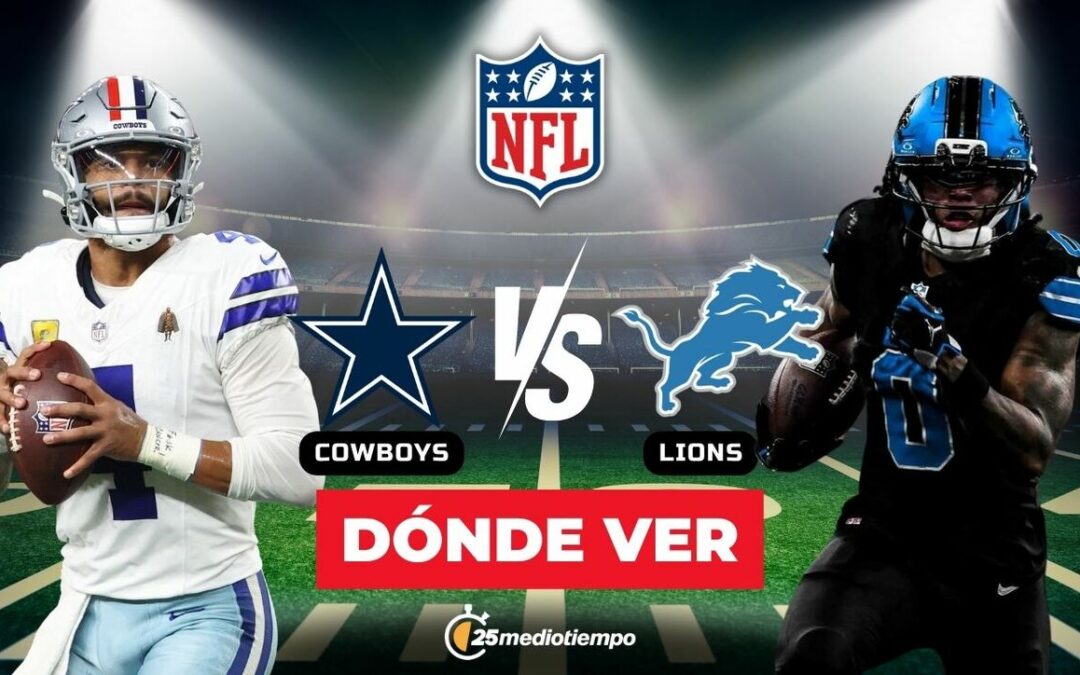Cowboys vs Lions: Cómo ver EN VIVO Thursday Night Football Semana 14 de la NFL